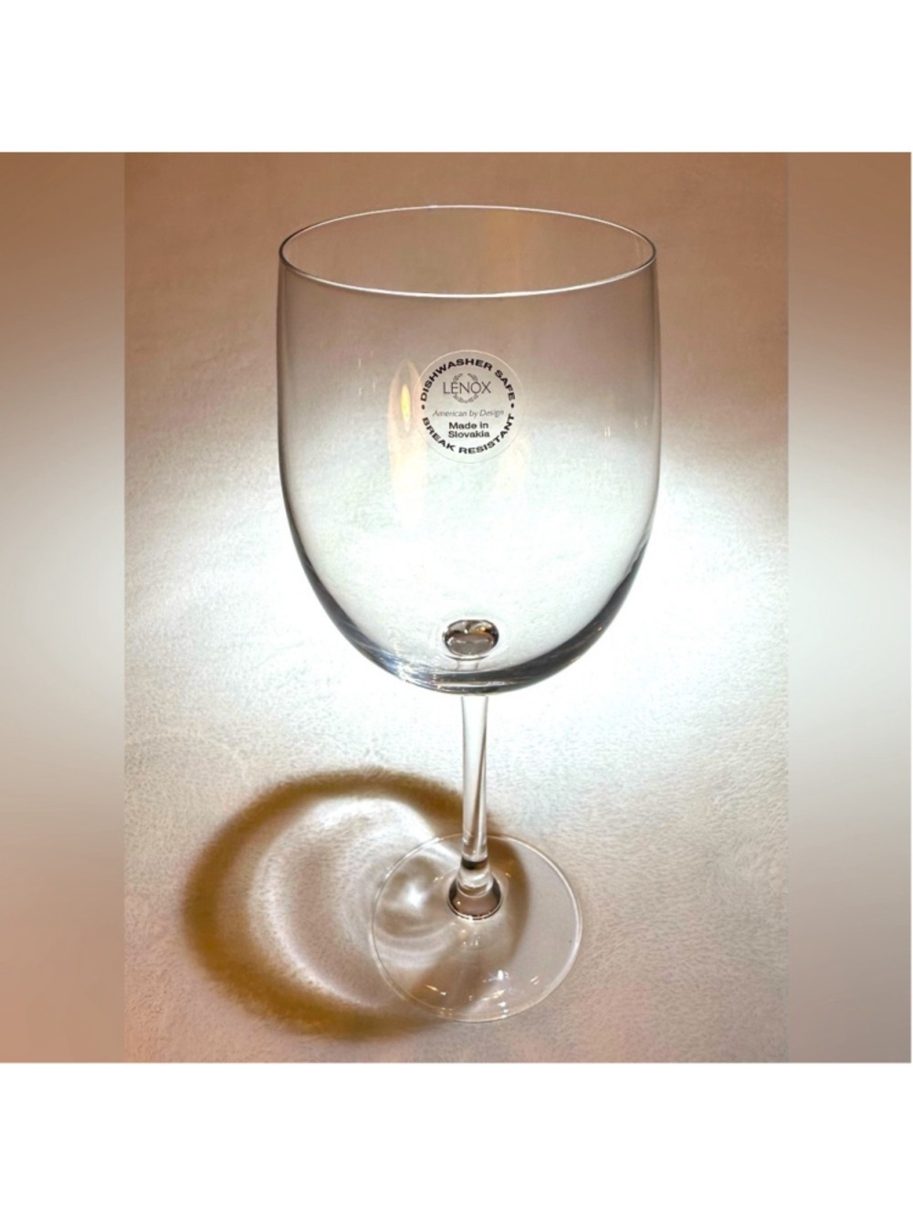 NEW LENOX TUSCANY CLASSICS GRAND BORDEAUX CRYSTAL ONE WINE GLASS OUT OF BOX